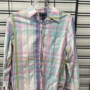 Ralph Lauren Pastel Plaid Shirt